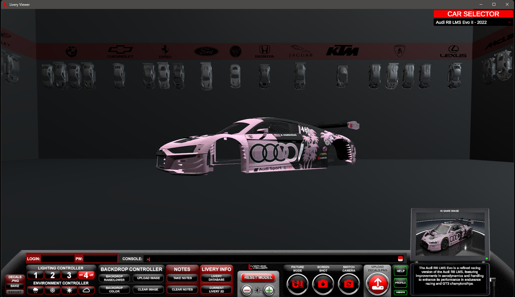 Livery Viewer